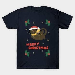 Christmas cat T-Shirt